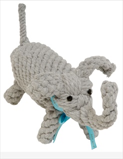 JB ROPE TOY COCO ELEPHANT 13"