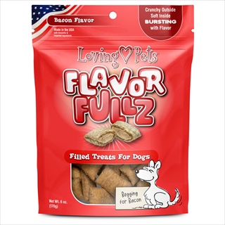 LP FLAVORFULZ DOG TREAT BACON 6Z