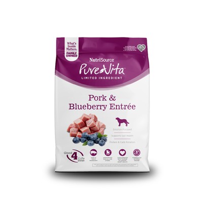 PV DOG GF PORK/BLUEBERRY 25#