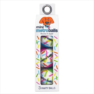 MET MINI PAWTY BALLS 2" 3PK