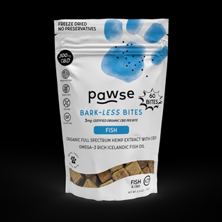 PAWSE BITES 300MG CBD FISH 60CT