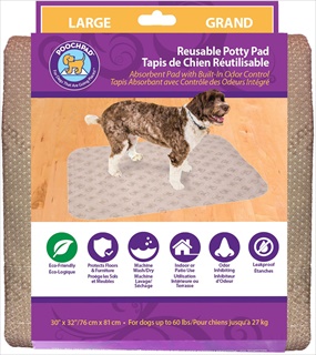 POOCHPAD 30X32 BEIGE LG