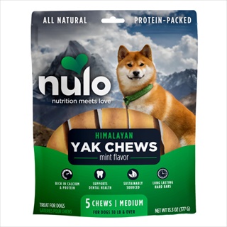 NULO TREAT YAK CHEW MINT MD 5PK