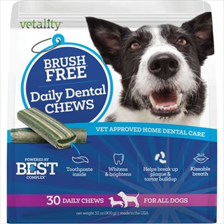 VETAL BRUSH FREE CHEWS 30CT