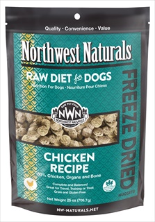 NWN DOG FD CHICKEN NUGGET 25Z