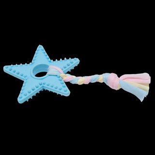 SNUG TPR LIL STAR CHEW BLUE