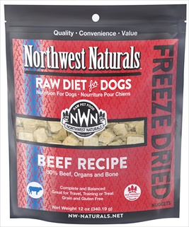 NWN DOG FD BEEF NUGGET 12Z