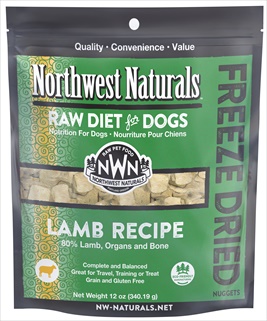 NWN DOG FD LAMB NUGGET 12Z