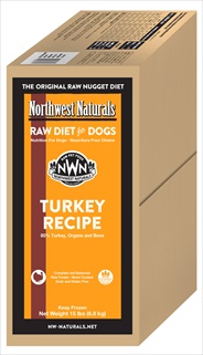 NWN FRZN DOG TURKEY NUGGET 15#