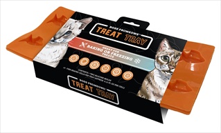 BOSS CAT TREAT TRAY ORANGE 2PK