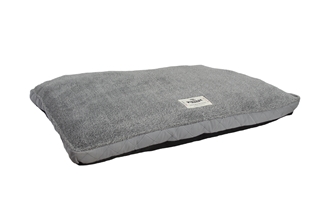 HT BED MICROSUEDE GRAY 30X40