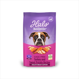 HALO HOL DOG GF TURKEY/SW PO 21#