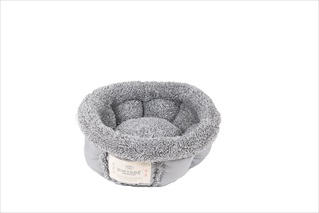 HT BED CUP QLTD MICROSUEDE GRAY