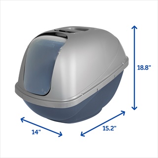 PM BASIC HOODED LITTER PAN LARGE