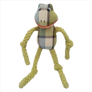 HT TOY PLAID FROG 13"