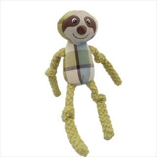 HT TOY PLAID SLOTH 13"