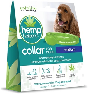 VETAL HEMP HELP DOG COLLAR MD