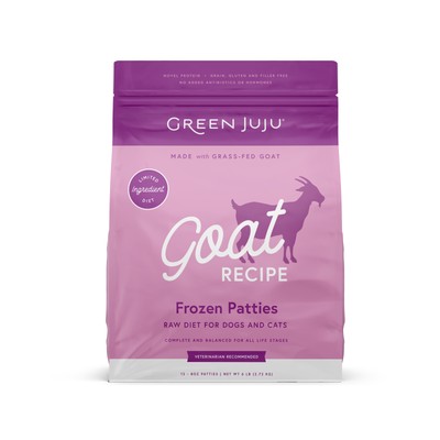 GJJ FRZN RAW GOAT PATTY 6#