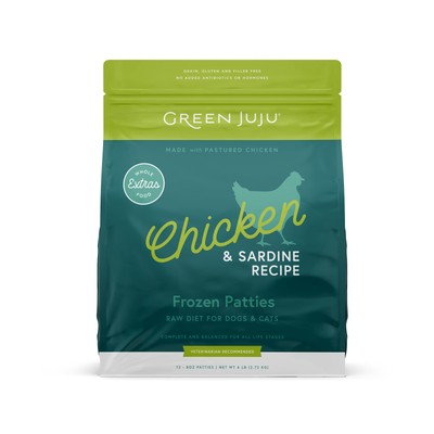 GJJ FRZN RAW CHKN/SRDN PATTY 6#