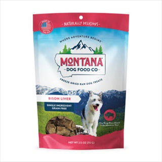 MT DOG TREAT BISON LIVER 2.5Z