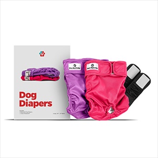 PP DOG DIAPERS PRINCESS SM 2PK