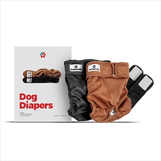 PP DOG DIAPERS NATURAL LG 2PK