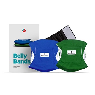 PP BELLY BANDS GENTLEMEN LG 2PK