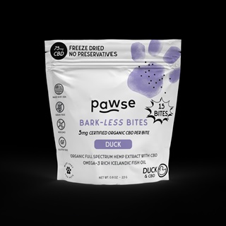 PAWSE BITES 75MG CBD DUCK 15CT