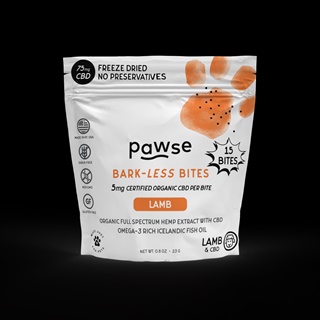 PAWSE BITES 75MG CBD LAMB 15CT