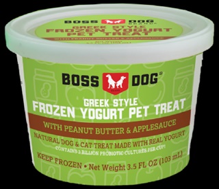 BOSS DOG YOGURT PNUT/AP 3.5Z/4PK