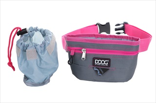 DOOG TREAT PCH GREY/PINK LG*