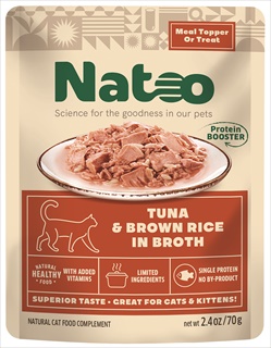 NATOO CAT PCH TOP TUNA/RICE 2.4Z