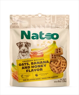 NATOO BISCUIT SB OATS/HONEY 8Z