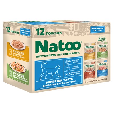 NATOO CAT PCH VAR PAK 12CT