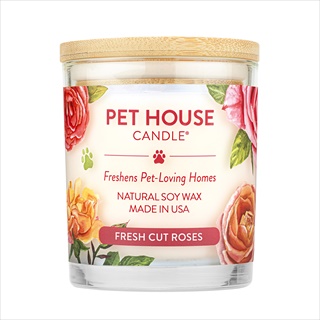 PH CANDLE FRESH CUT ROSES