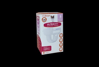 WIZ ULTRADRY DISP DIAPER SM 12CT