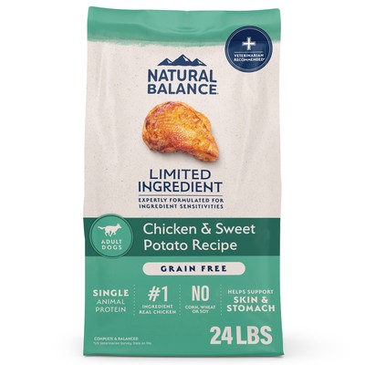 NAT BAL DOG LID CHKN/SWPO 24#