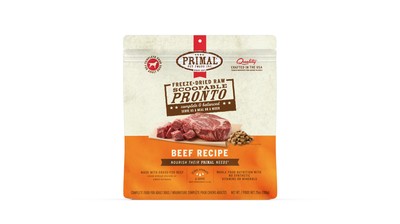PRIMAL FD K9 PRONTO BEEF 25Z