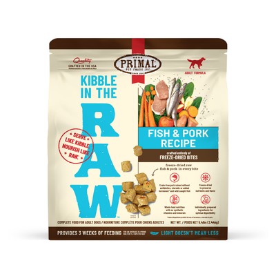 PRIMAL DOG KITR FISH/PORK 5.4#