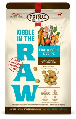 PRIMAL DOG KITR FISH/PORK 9#