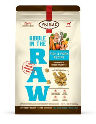 PRIMAL DOG KITR FISH/PORK 1.5#