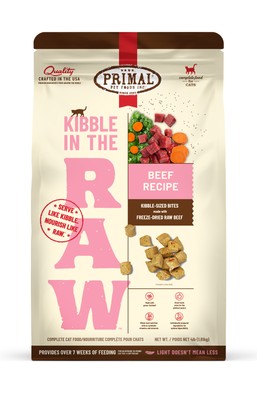PRIMAL CAT KITR BEEF 4#