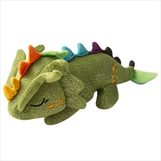 SNUG DROWSY DRAGON GREEN 14"