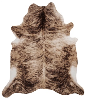 CAR RUG FX COWHIDE BRNDL 5X6'