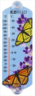 HW 10" THERMOMETER - BUTTERFLY