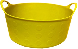 TUFF SHORT FLEX TUB 4G YELLOW