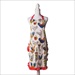 ROOSTERS ROSES EGG APRON FULL