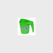 TUFF ERGO SCOOP SM 4 CUP GRN