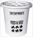 TUFF FEED STORAGE W/LID 17G/80#