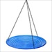 SE BLUE SWIRLS HANGING BIRD BATH